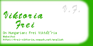 viktoria frei business card